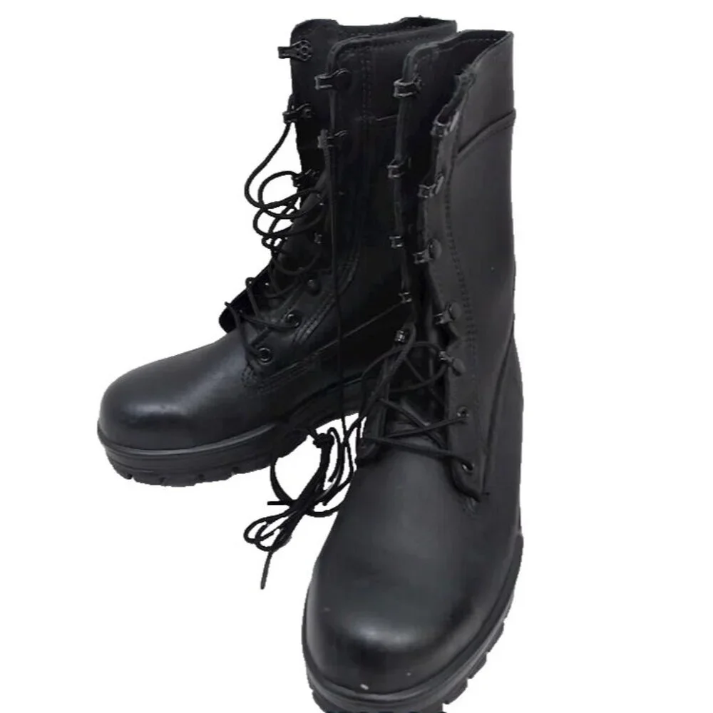NEW Bates 1621 Men's BLACK 9 Inch US Navy Durashocks Steel Toe Boot SZ 6.0 WIDE‎